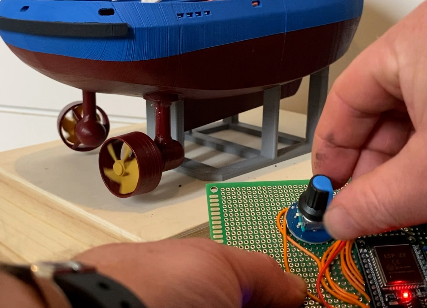 Testing controller indoors